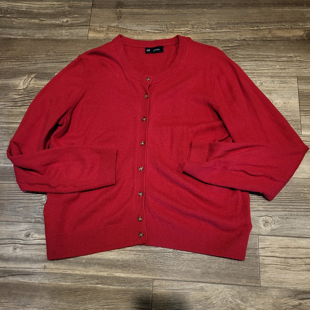 GAP | Women's Cardinal Red Cardigan